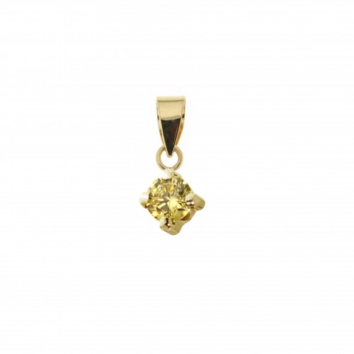 Gold pendant 10kt, 11-4P